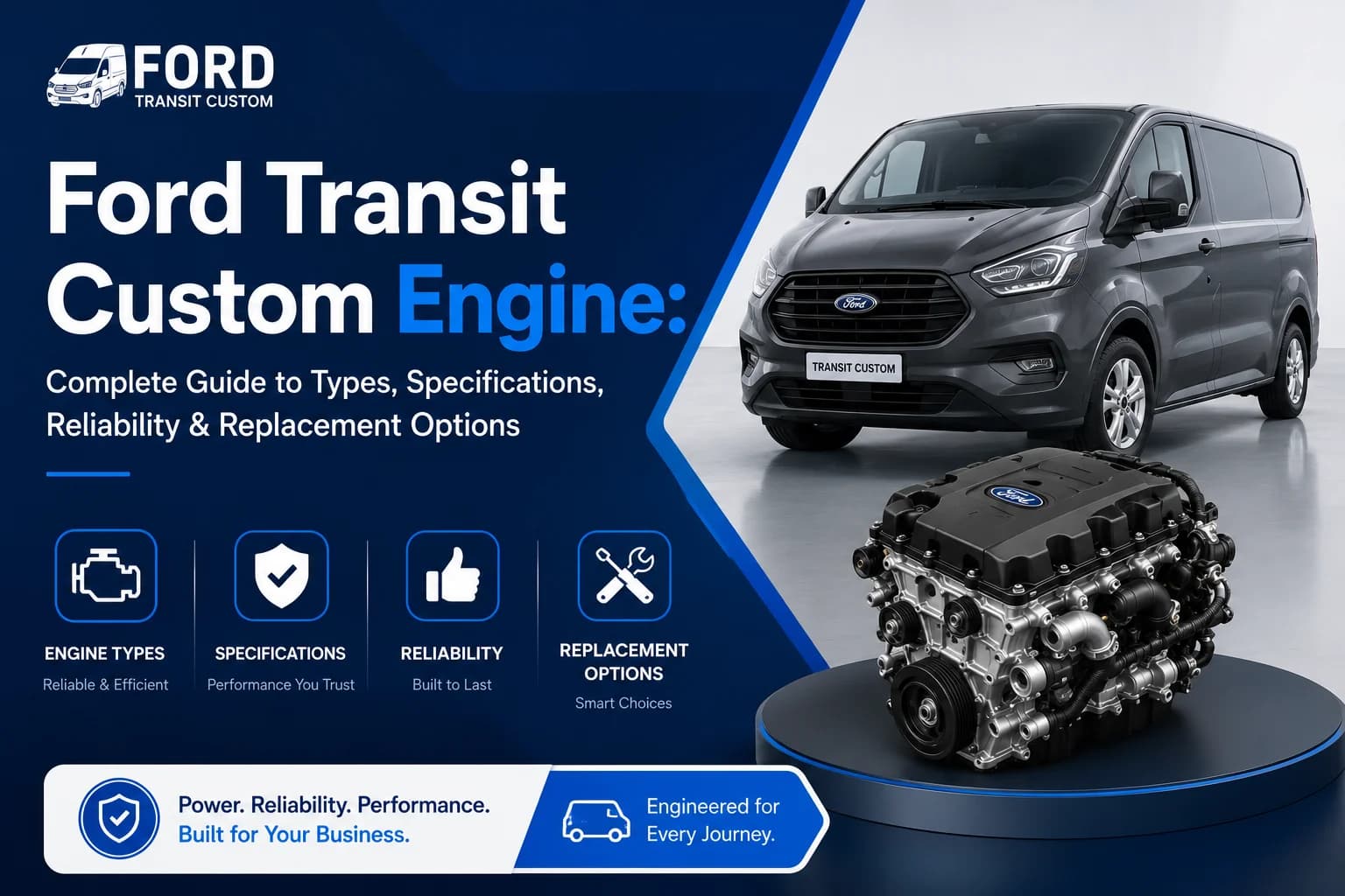 Ford Transit Custom Engine: Complete Guide to Types, Specifications, Reliability & Replacement Options