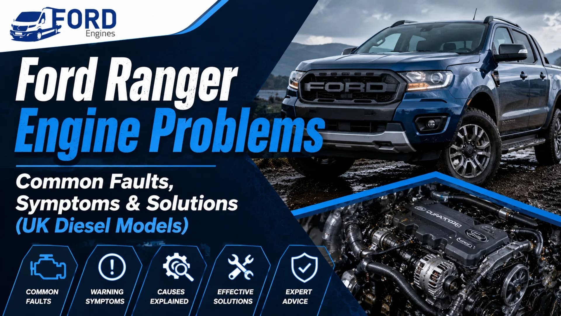 Ford Ranger Engine Problems Common Faults, Symptoms & Solutions (UK Diesel Models)