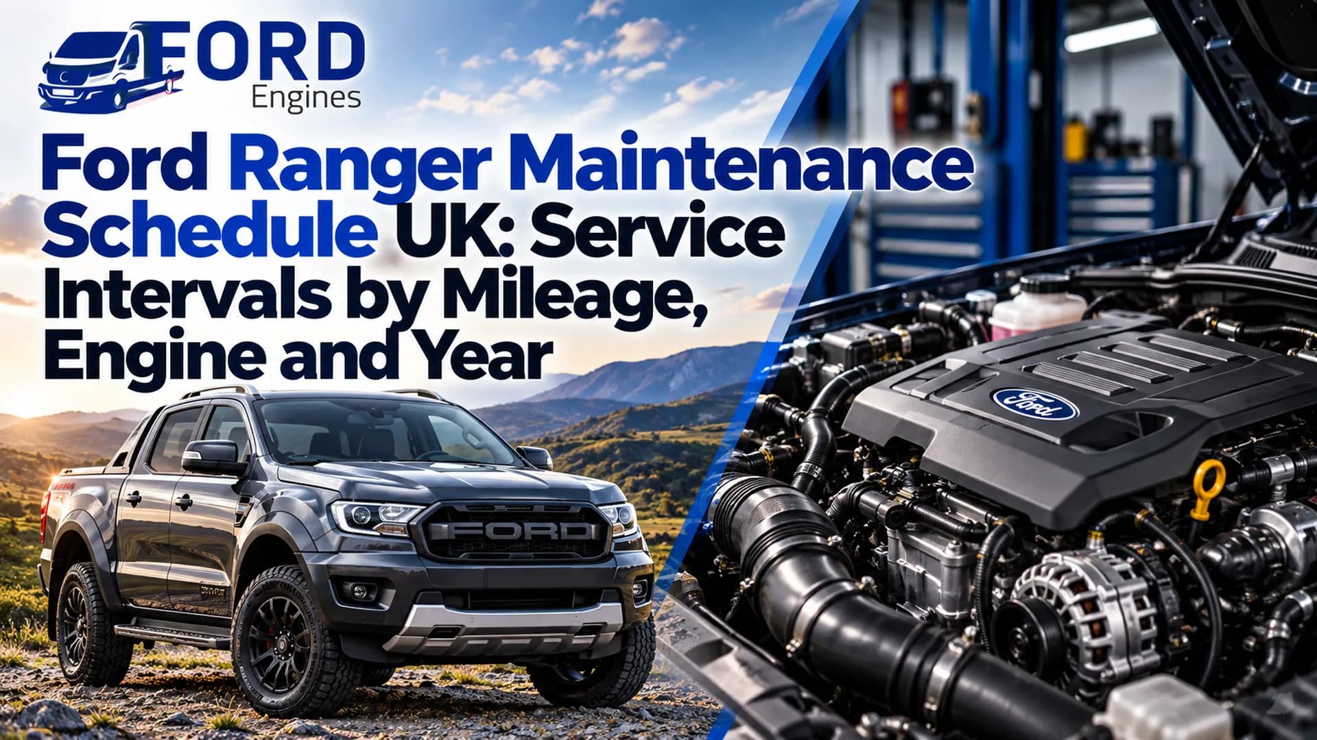 Ford Ranger Maintenance Schedule UK: Service Intervals by Mileage, Engine and Year