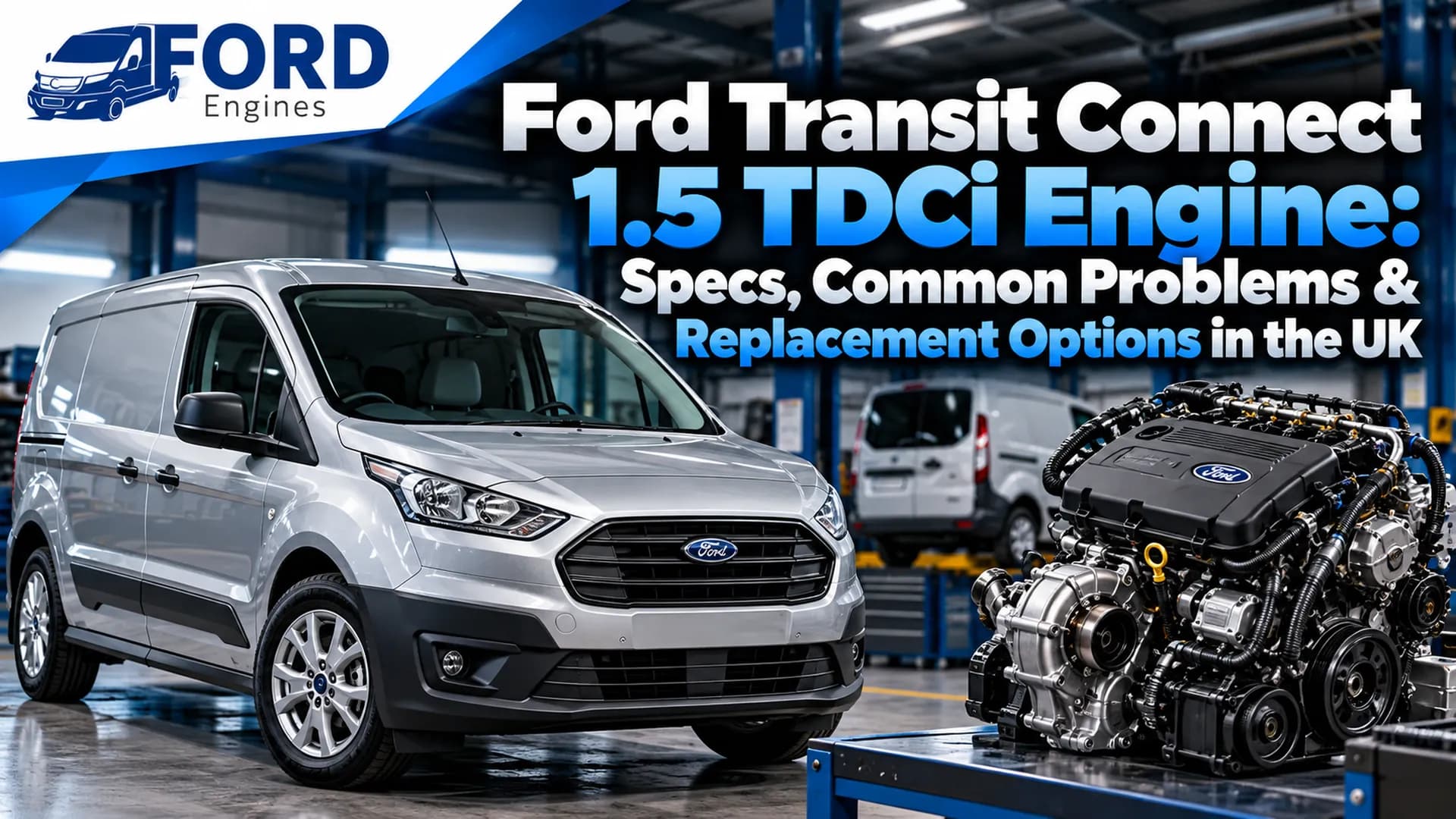 Ford Transit Connect 1.5 TDCi Engine: Specs, Common Problems & Replacement Options in the UK