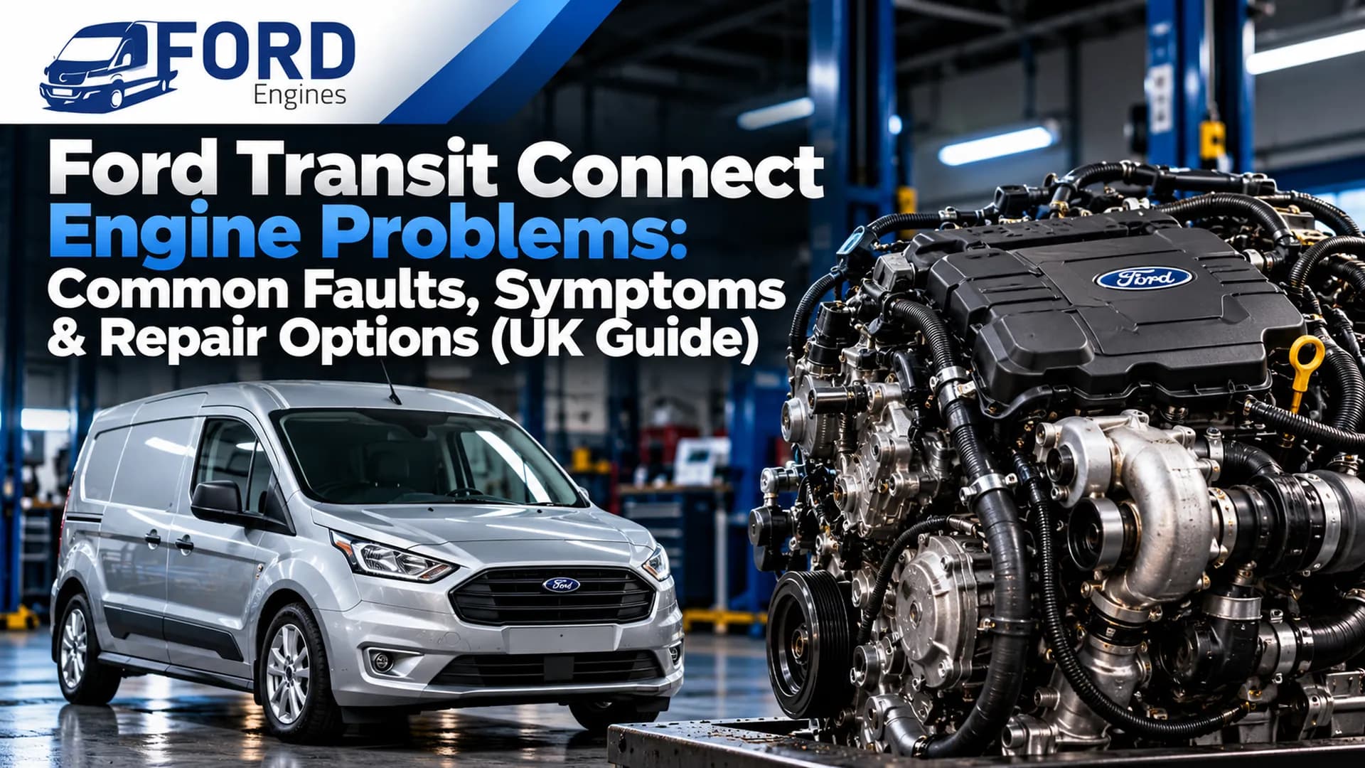 Ford Transit Connect Engine Problems: Common Faults, Symptoms & Repair Options (UK Guide)