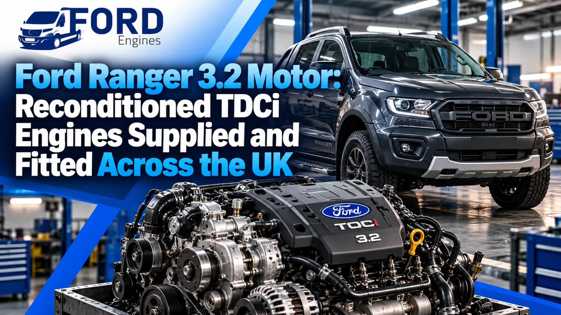 Ford Ranger 3.2 Motor: Reconditioned TDCi Engines Supplied and Fitted Across the UK