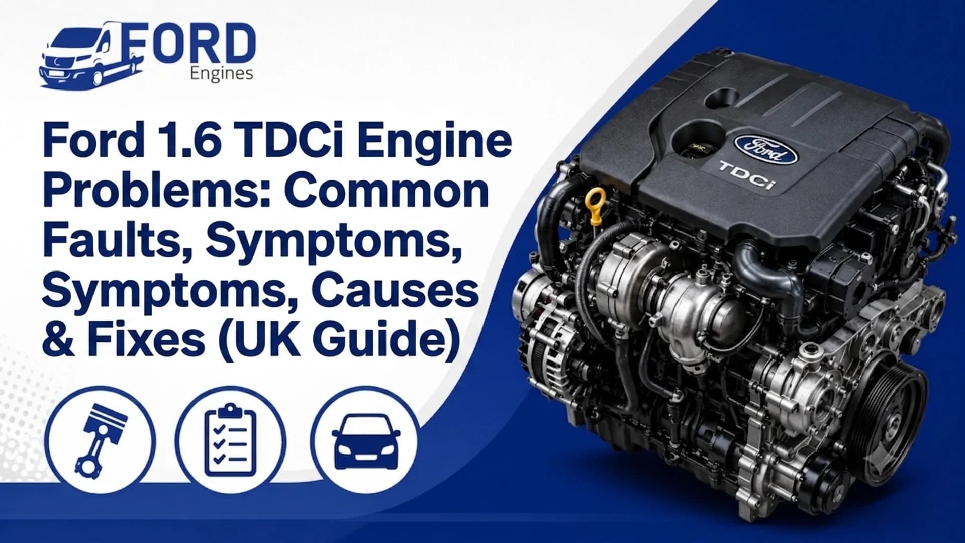 Ford 1.6 TDCi Engine Problems Common Faults, Symptoms, Causes & Fixes (UK Guide)